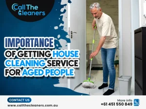 Importance Of Getting House Cleaning Service For Aged People