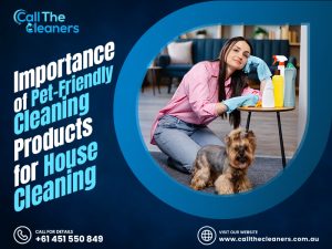 Importance Of Pet-Friendly Cleaning Products For House Cleaning