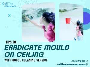Tips to Eradicate Mould On Ceiling with House Cleaning Service